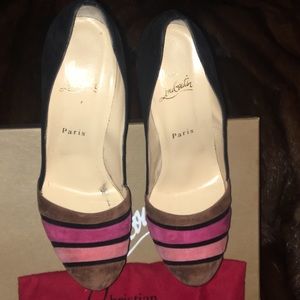 Christian Louboutin Suede Heels